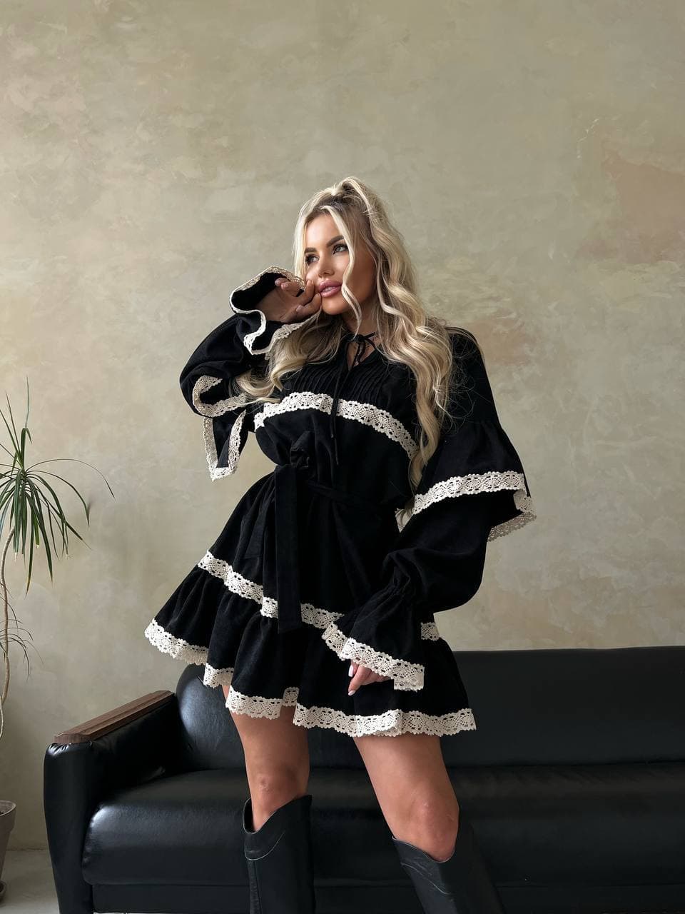 Abito mini Baby Velour