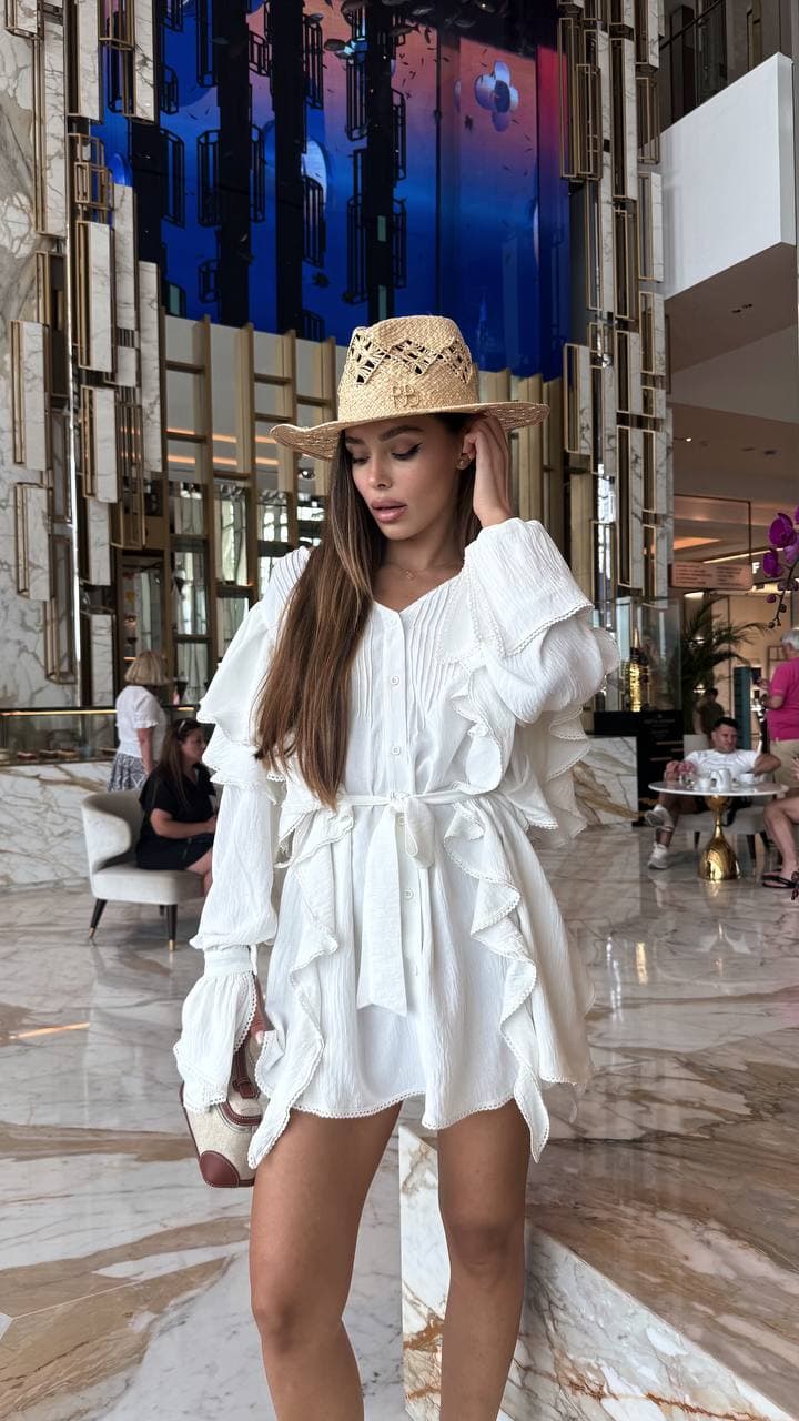 Сукня Ols Baby з білого льону