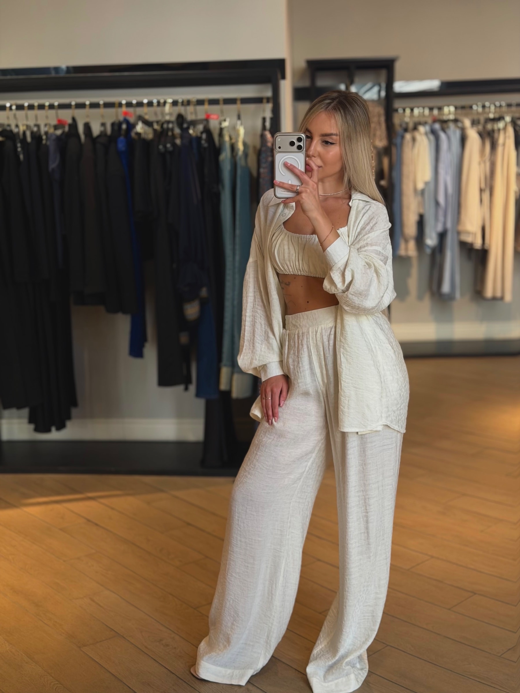 Completo in Jacquard Ivory — 3